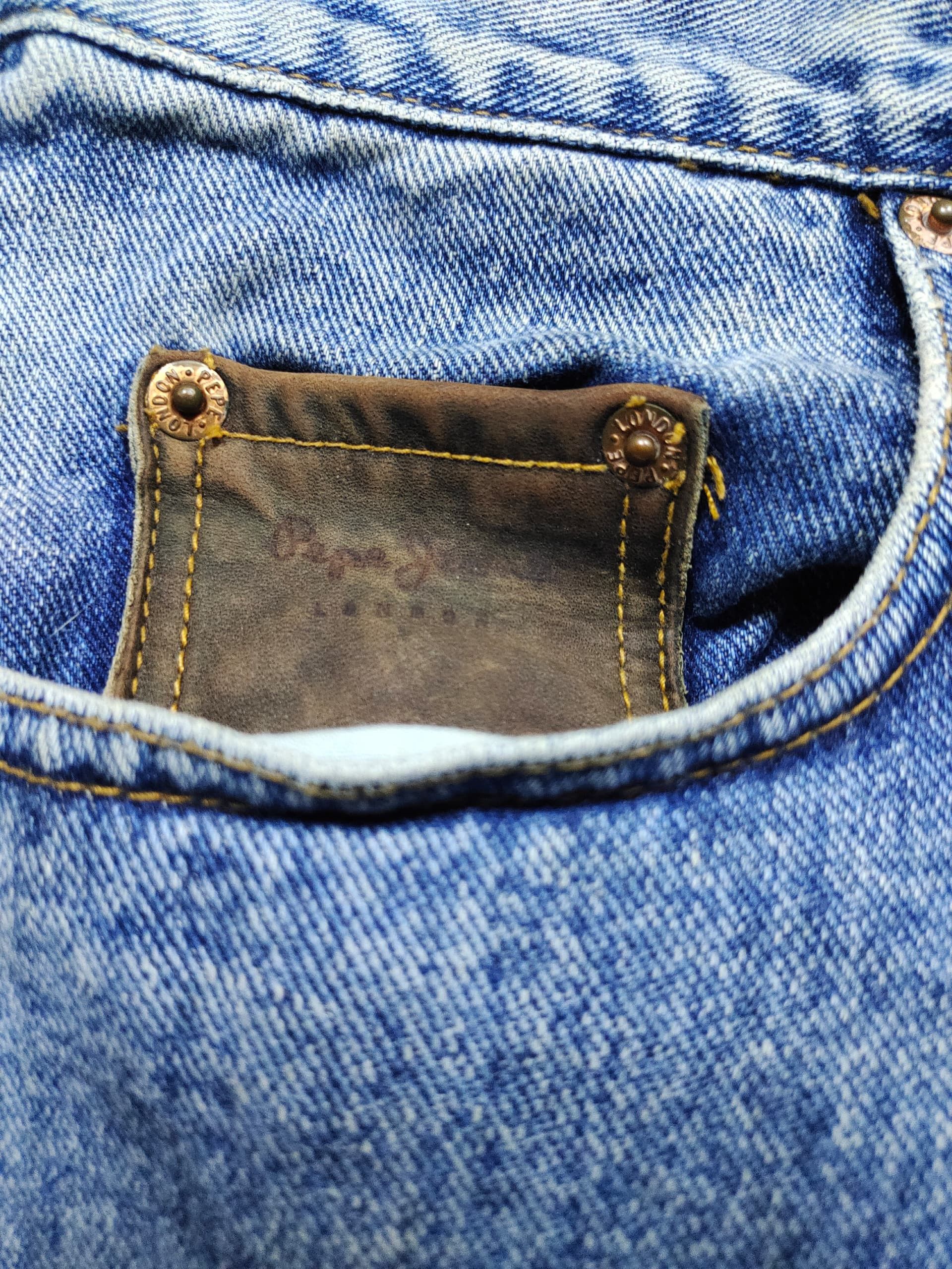 Pepe Jeans VINTAGE DISTRESSED PEPE JEANS LONDON BLUE DENIM JEANS Size US 30 / EU 46 - 7 Thumbnail