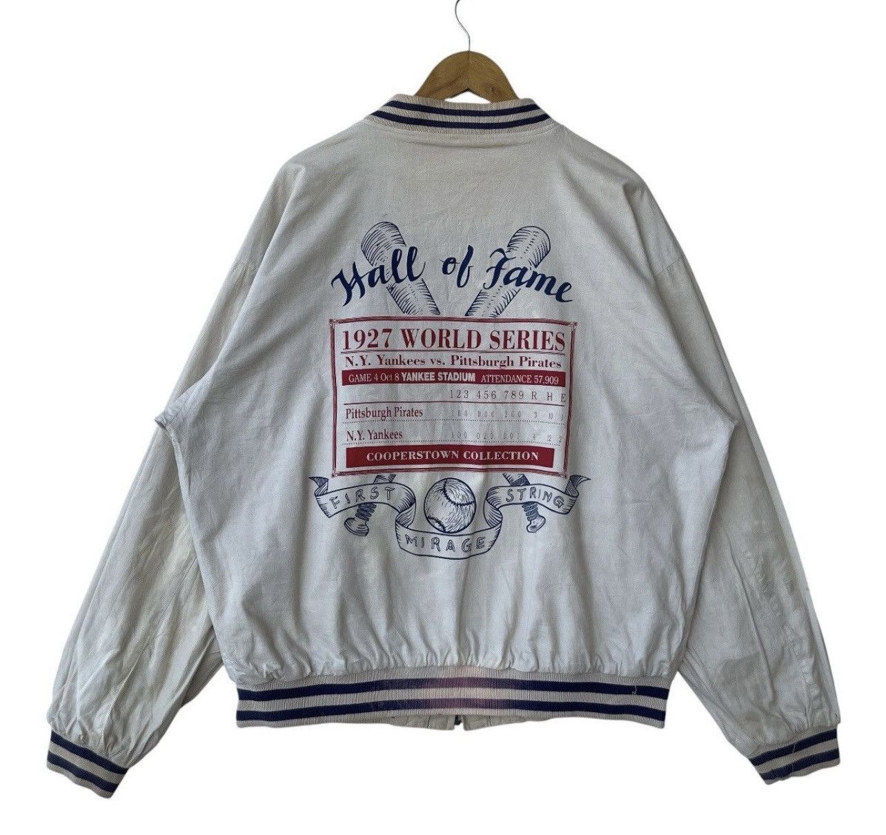 New York Yankees Vintage NY Yankees Cooperstown Collection Reversible Jacket Size US L / EU 52-54 / 3 - 1 Thumbnail