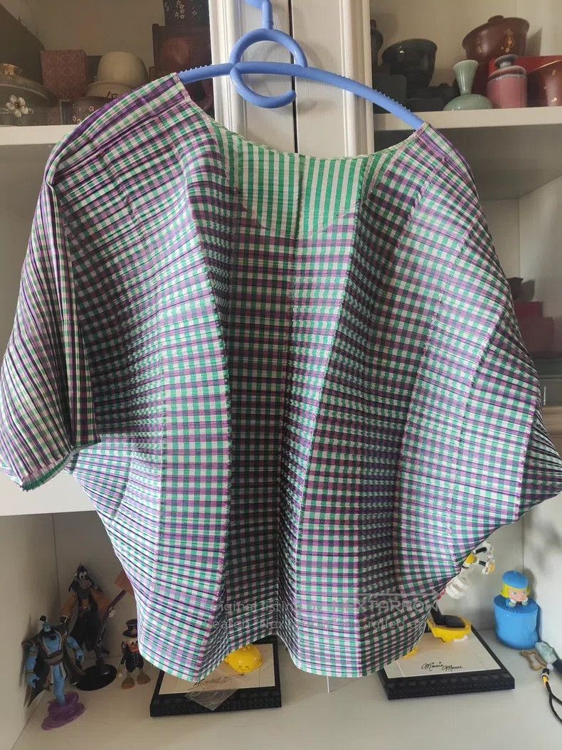 Issey Miyake Issey Miyake Striped Top Size L / US 10 / IT 46 - 2 Thumbnail