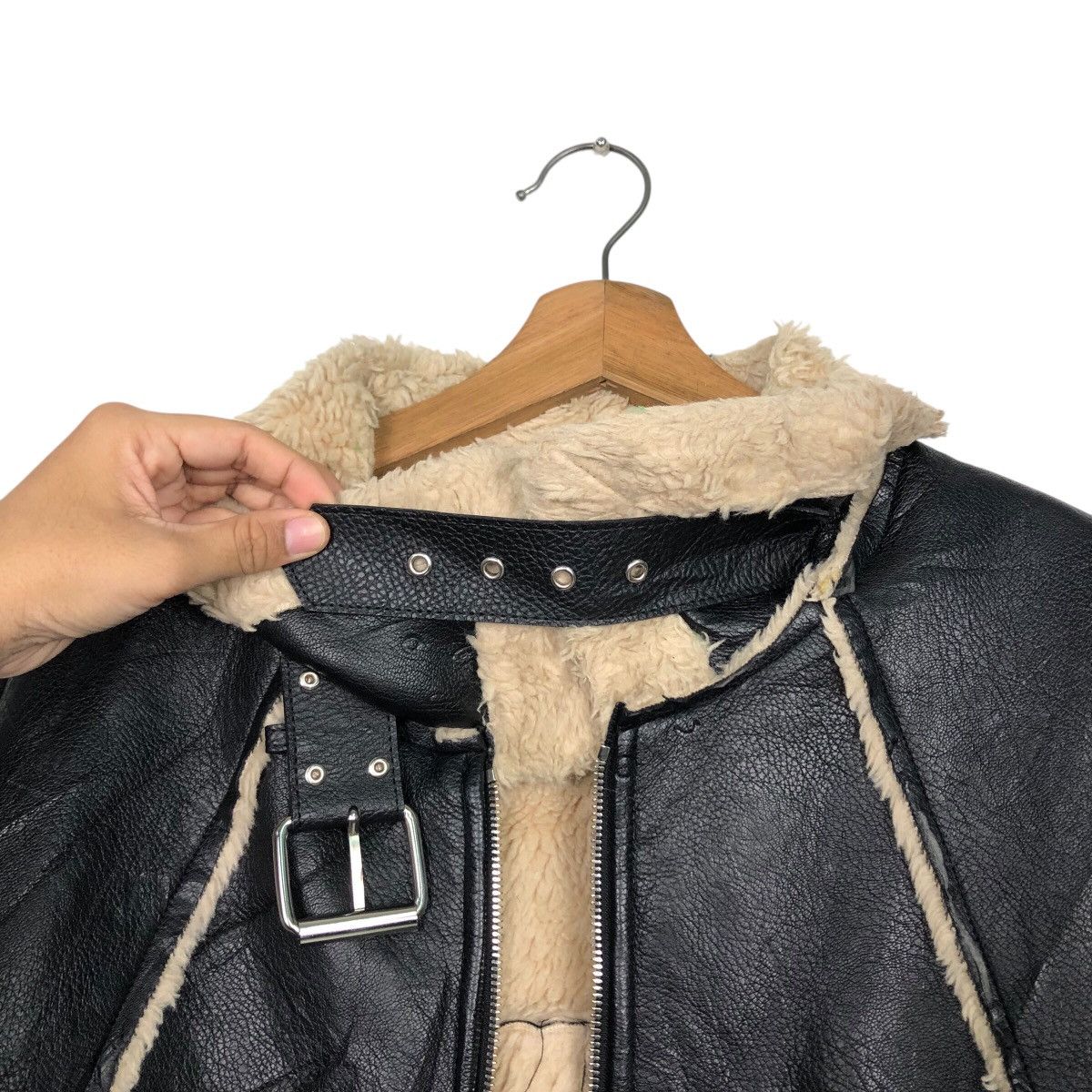 Japanese Brand 📌Vintage Leather Jacket Style Nanda Japan Issey Miyake Size US M / EU 48-50 / 2 - 17 Thumbnail