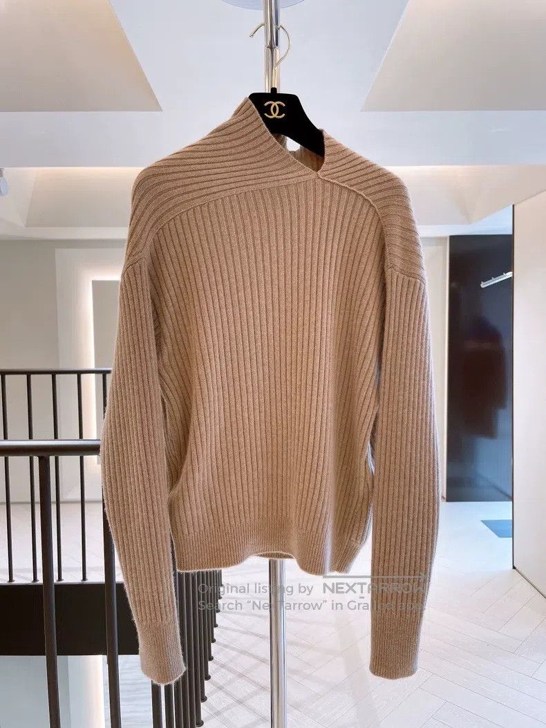 Loro Piana LORO PIANA Baby Cashmere Beige Knit Set, Asymmetrical Desi Size XS / US 0-2 / IT 36-38 - 3 Thumbnail