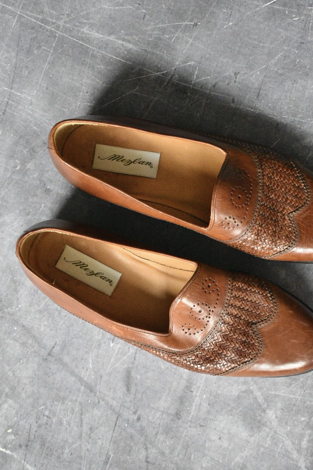 Mezlan Mezlan Brown Leather Loafers (11) Size US 12 / EU 45 - 2 Thumbnail