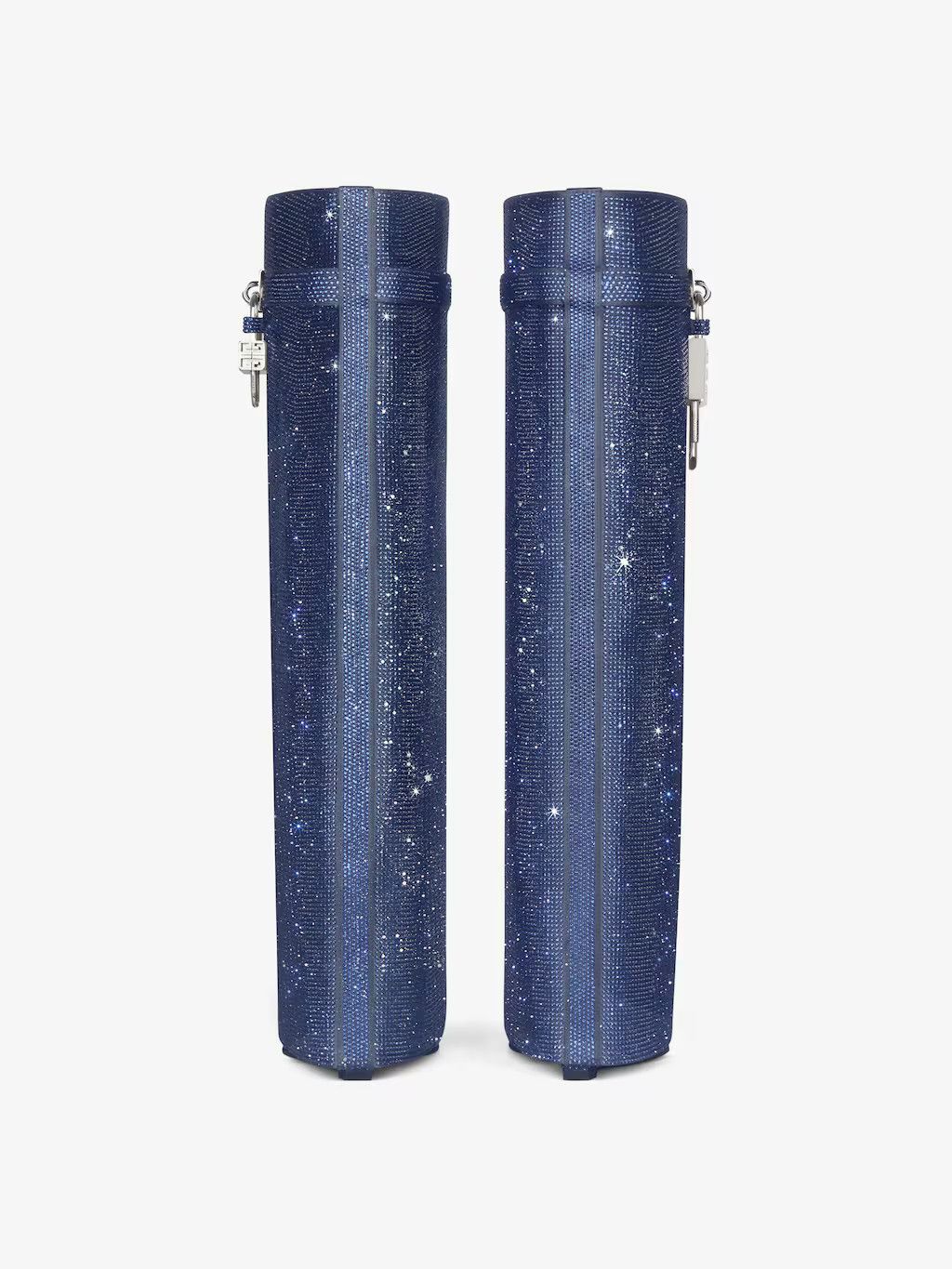 Givenchy o1w1db10525 Shark Lock Pant Boots 90mm in Blue Size US 7 / IT 37 - 6 Thumbnail