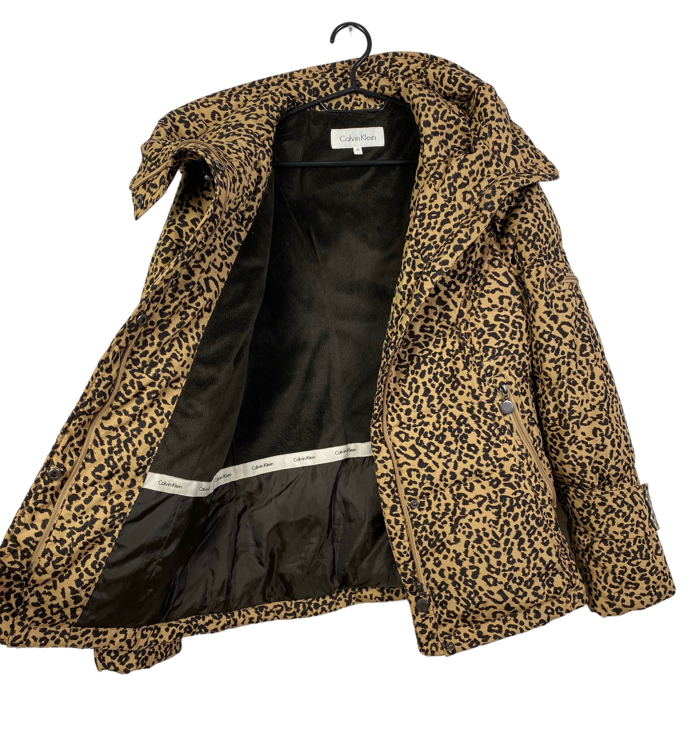 Calvin Klein Calvin Klein Leopard Printed Down Jacket size XS Size XS / US 0-2 / IT 36-38 - 10 Thumbnail