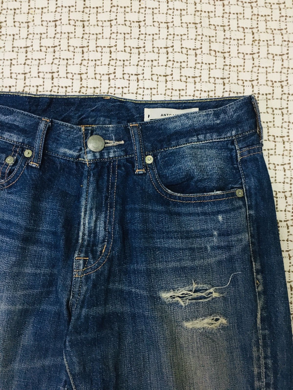 Japanese Brand Antgauge Distressed Jeans (16) Size 30" / US 8 / IT 44 - 12 Thumbnail