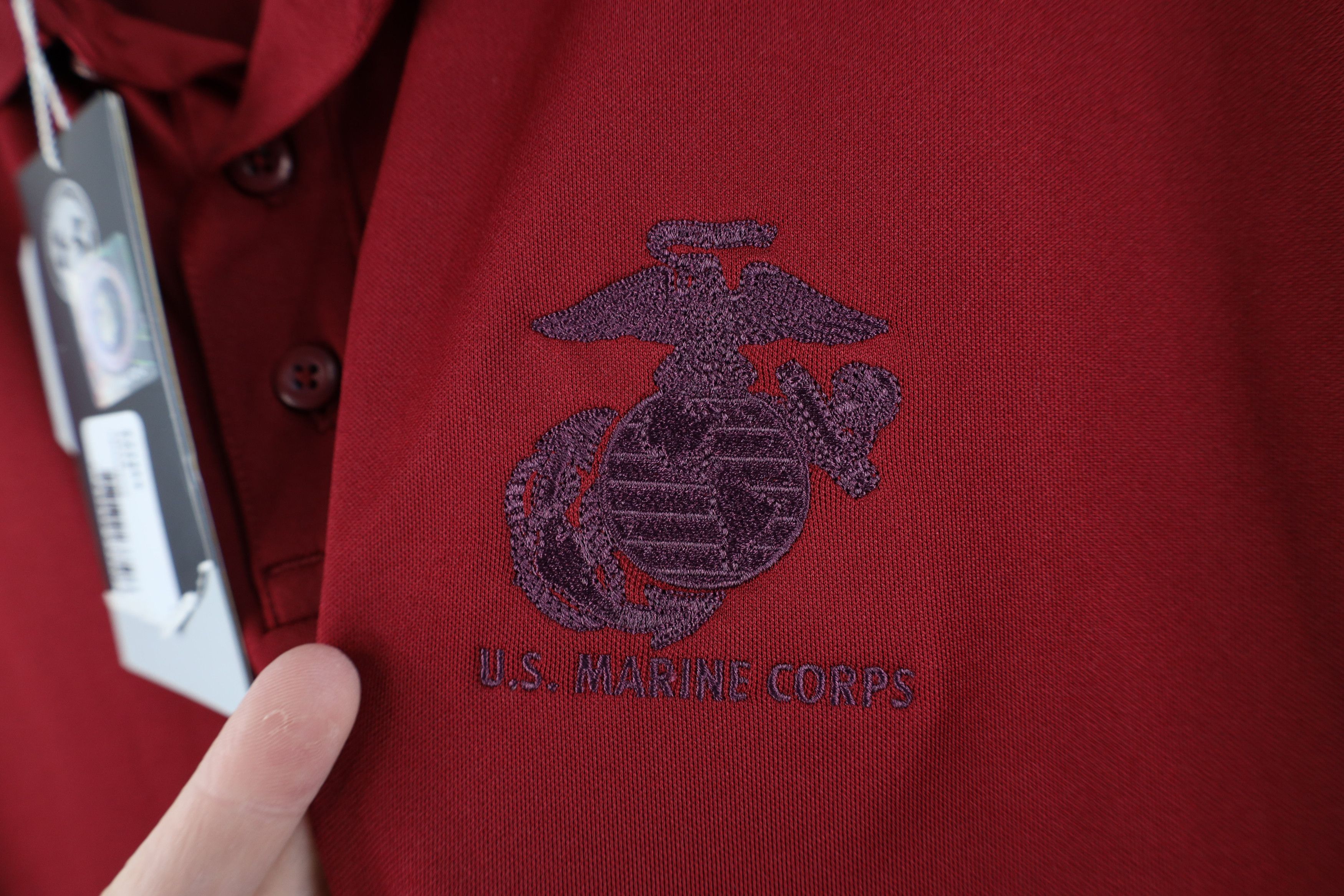 Under Armour New Under Armour Military USMC Marines Golf Polo Shirt Red Size US XXL / EU 58 / 5 - 5 Thumbnail