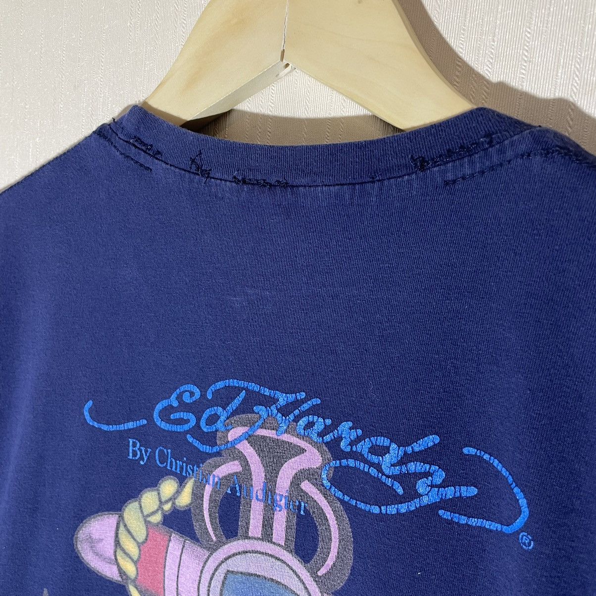 Ed Hardy × Vintage Ed Hardy vintage streetwear T shirt Size L / US 10 / IT 46 - 9 Thumbnail