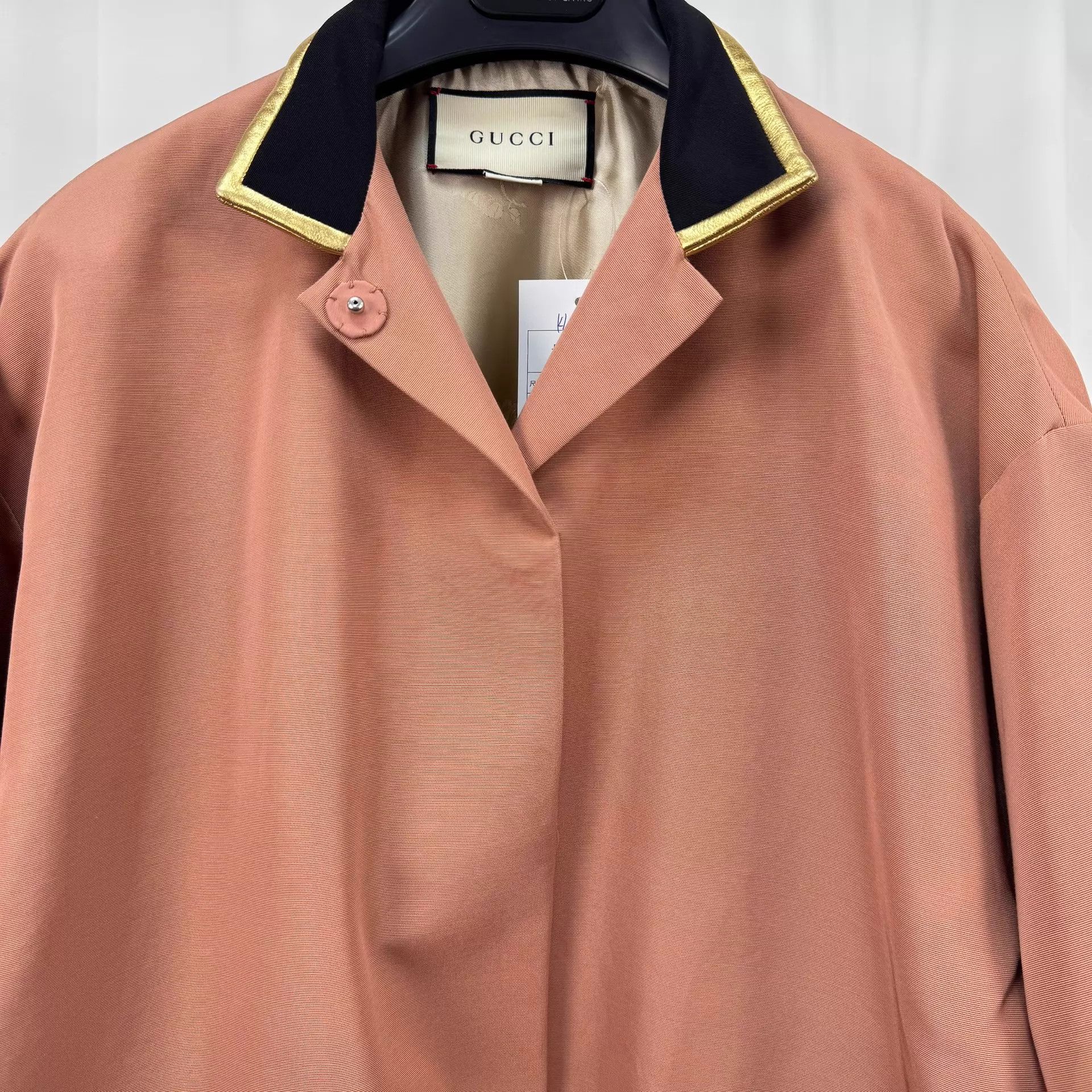 Gucci Gucci Gold Embroidered Logo Jacket EU38 New Size XS / US 0-2 / IT 36-38 - 3 Thumbnail