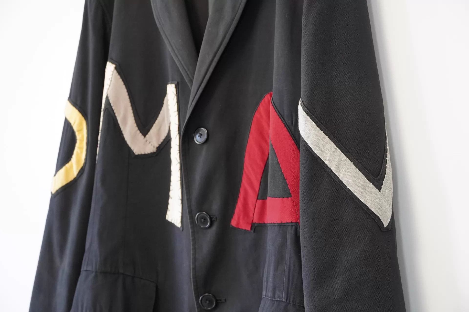 Yohji Yamamoto Yohji Yamamoto 80SS Letter Patch Jacket Size US M / EU 48-50 / 2 - 4 Thumbnail