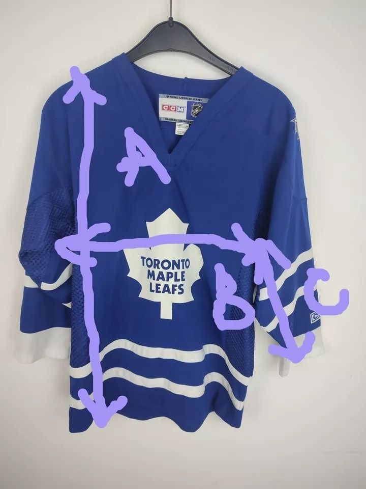 Ccm TORONTO MAPLE CCM Jersey size young L/XL Size US L / EU 52-54 / 3 - 13 Thumbnail