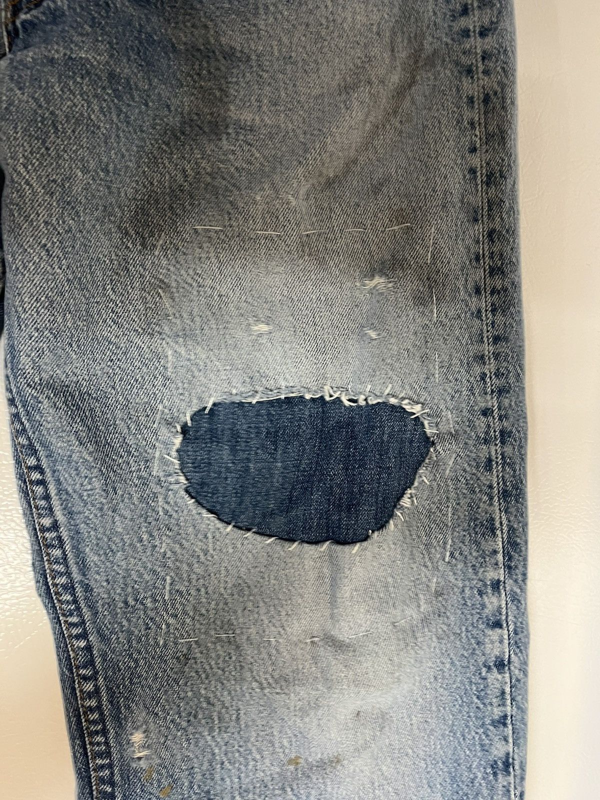 Levi's × Vintage Vintage Hand Patch-Repaired Levi’s 501s Size US 32 / EU 48 - 3 Thumbnail