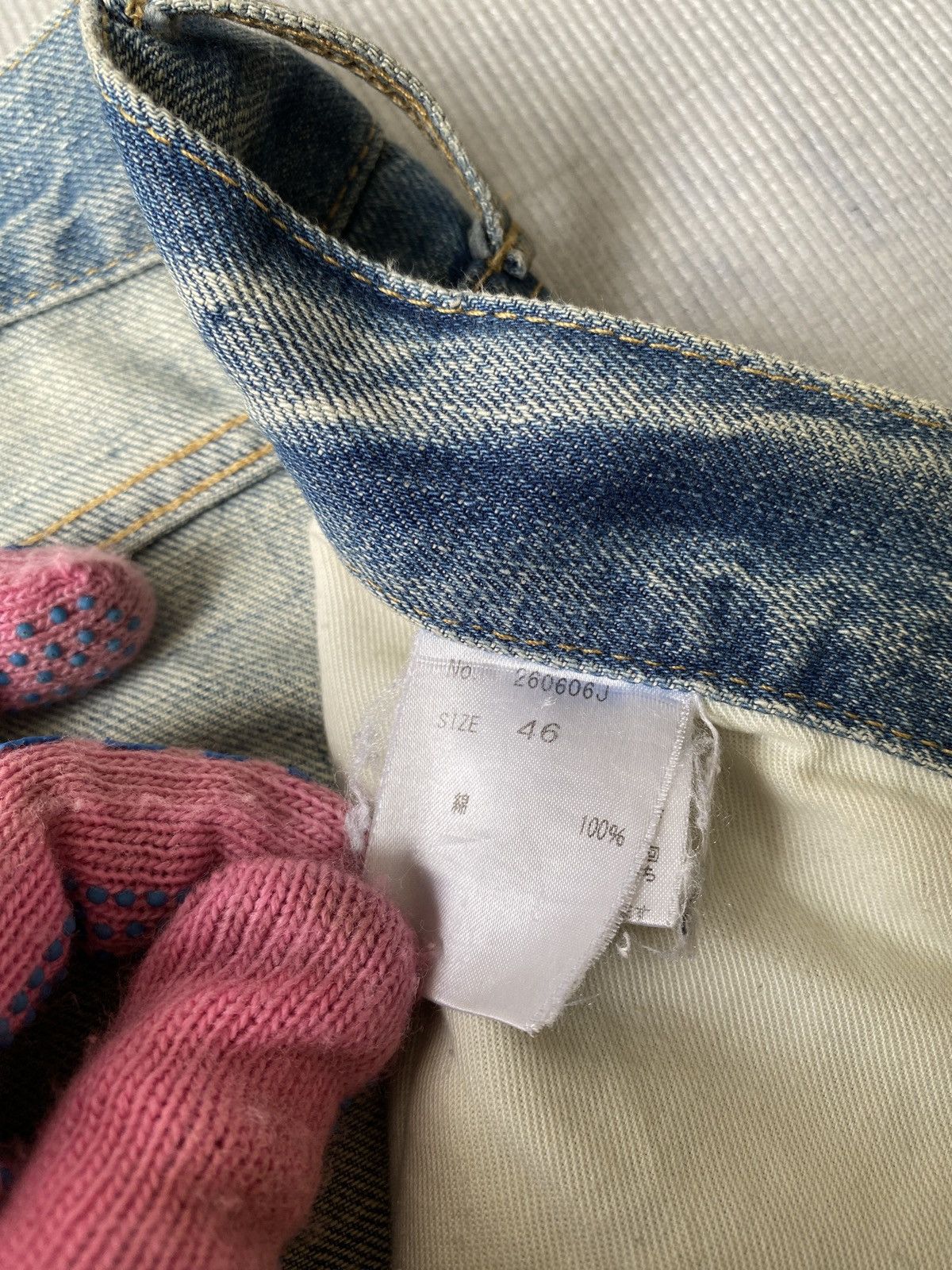 JACKROSE 2000s - Luvmaison Jackrose Japan Rusty Distressed Denim Size US 33 - 22 Thumbnail