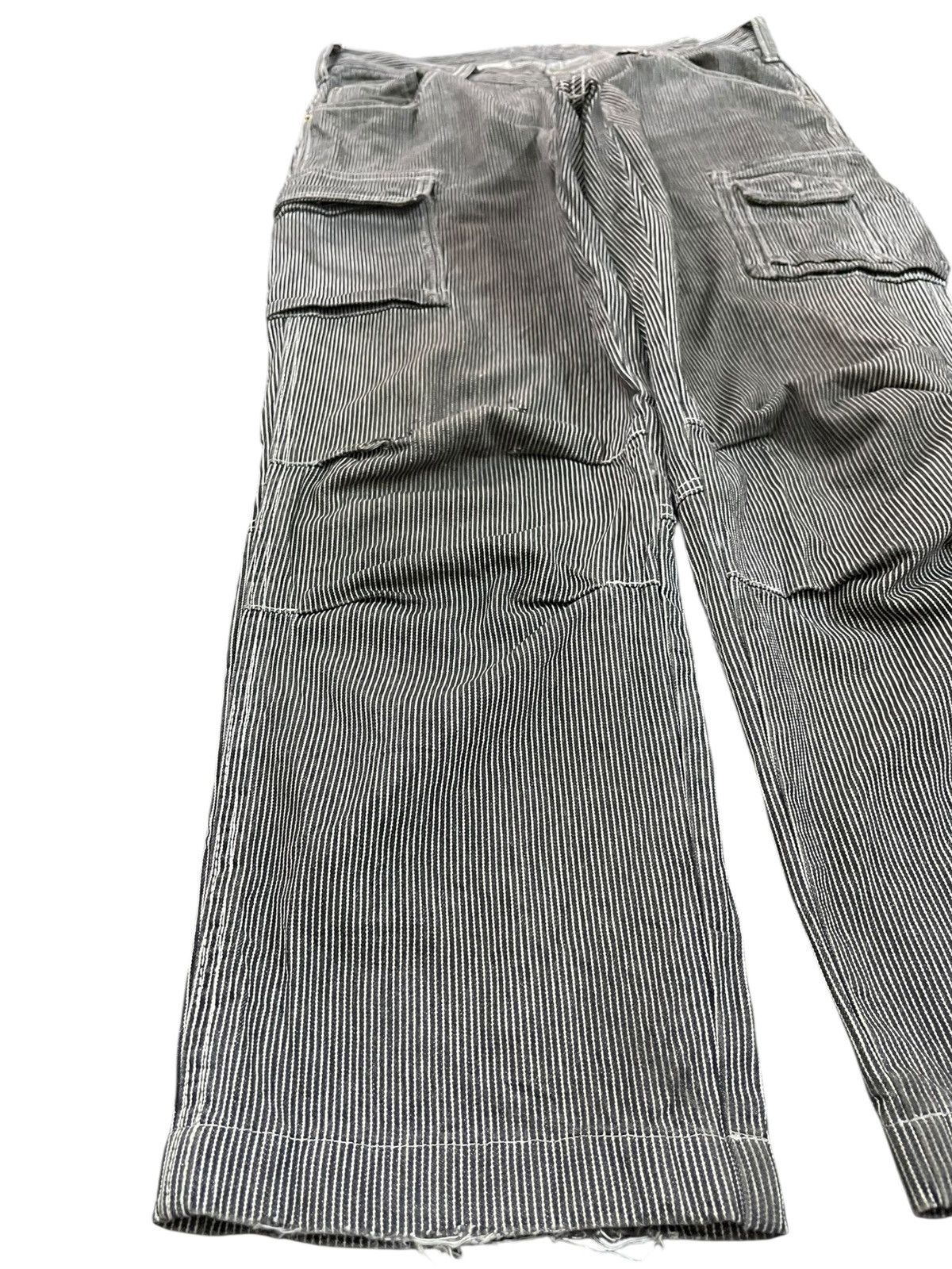 Japanese Brand Vintage Dogman Hickory Baggy Cargo Denim Size US 32 / EU 48 - 5 Thumbnail