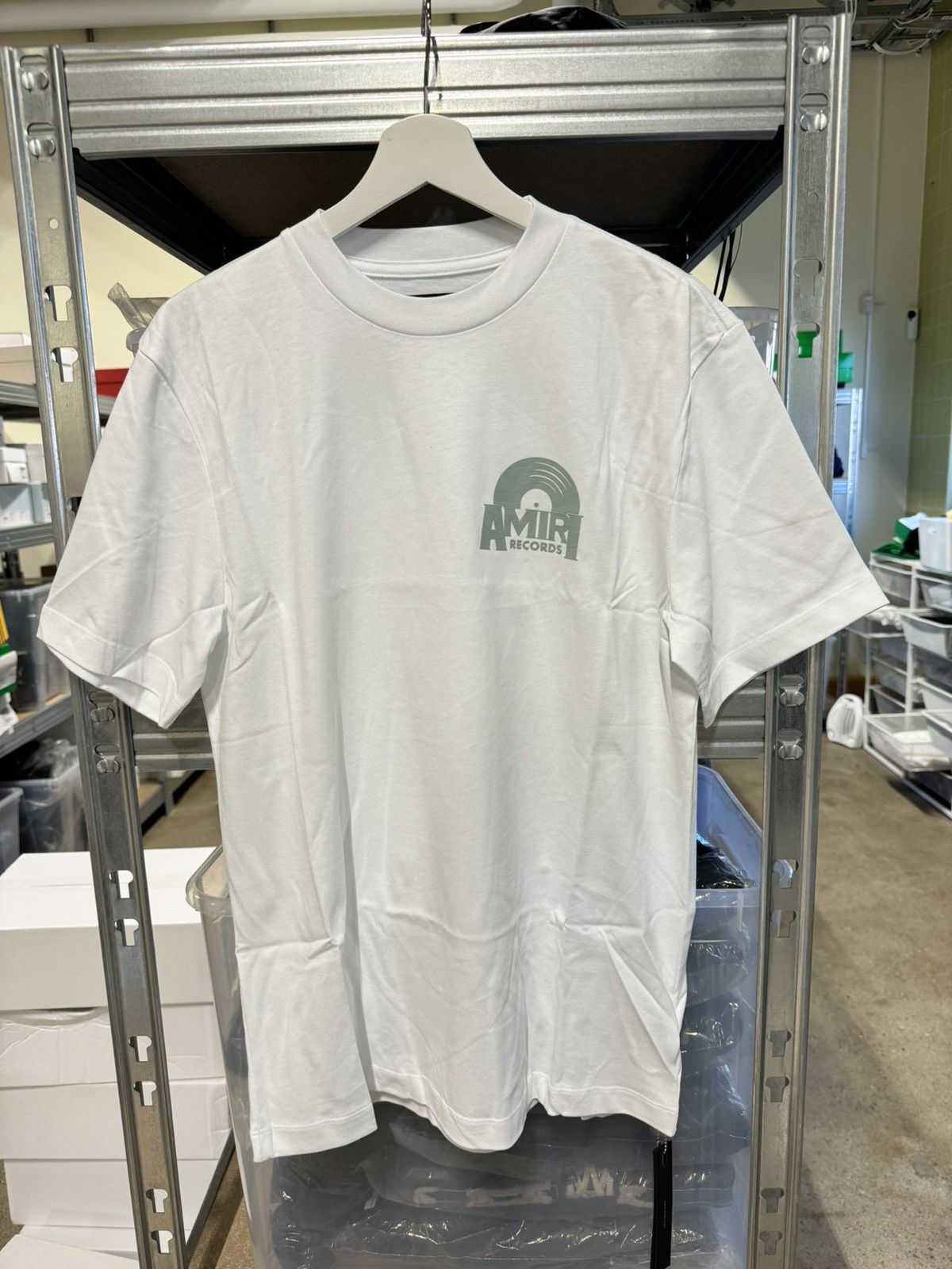 Amiri Amiri Records Logo T-Shirt NEW 550$ Size US M / EU 48-50 / 2 - 1 Thumbnail