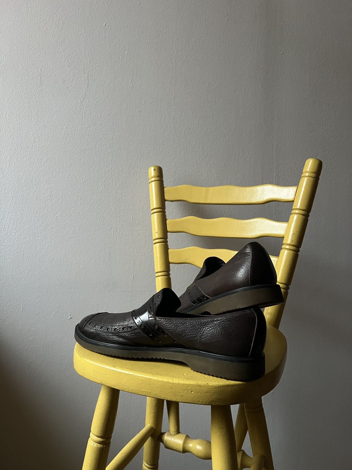 Comme des Garcons Homme Plus Comme Des Garçons Homme Plus Leather Slip-On Loafer Shoes Size US 9.5 / EU 42-43 - 17 Thumbnail