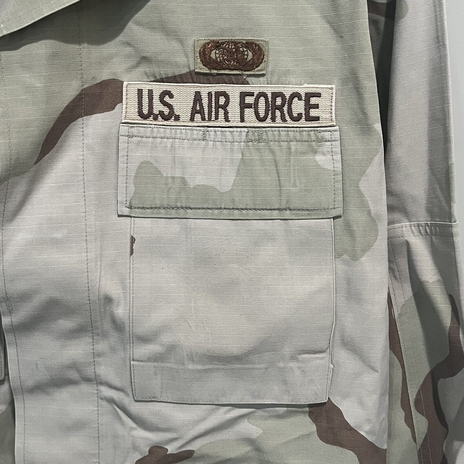 Other 1997 US Air Force Major Desert Camo Combat Coat Medium Short Size US M / EU 48-50 / 2 - 5 Thumbnail