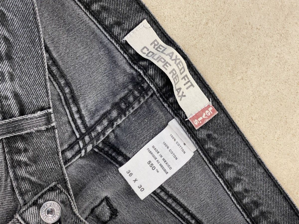 Levi's × Levi's Vintage Clothing Levi’s Relaxed Fit Baggy Charcoal Vintage Denim Jeans Size US 36 / EU 52 - 4 Thumbnail