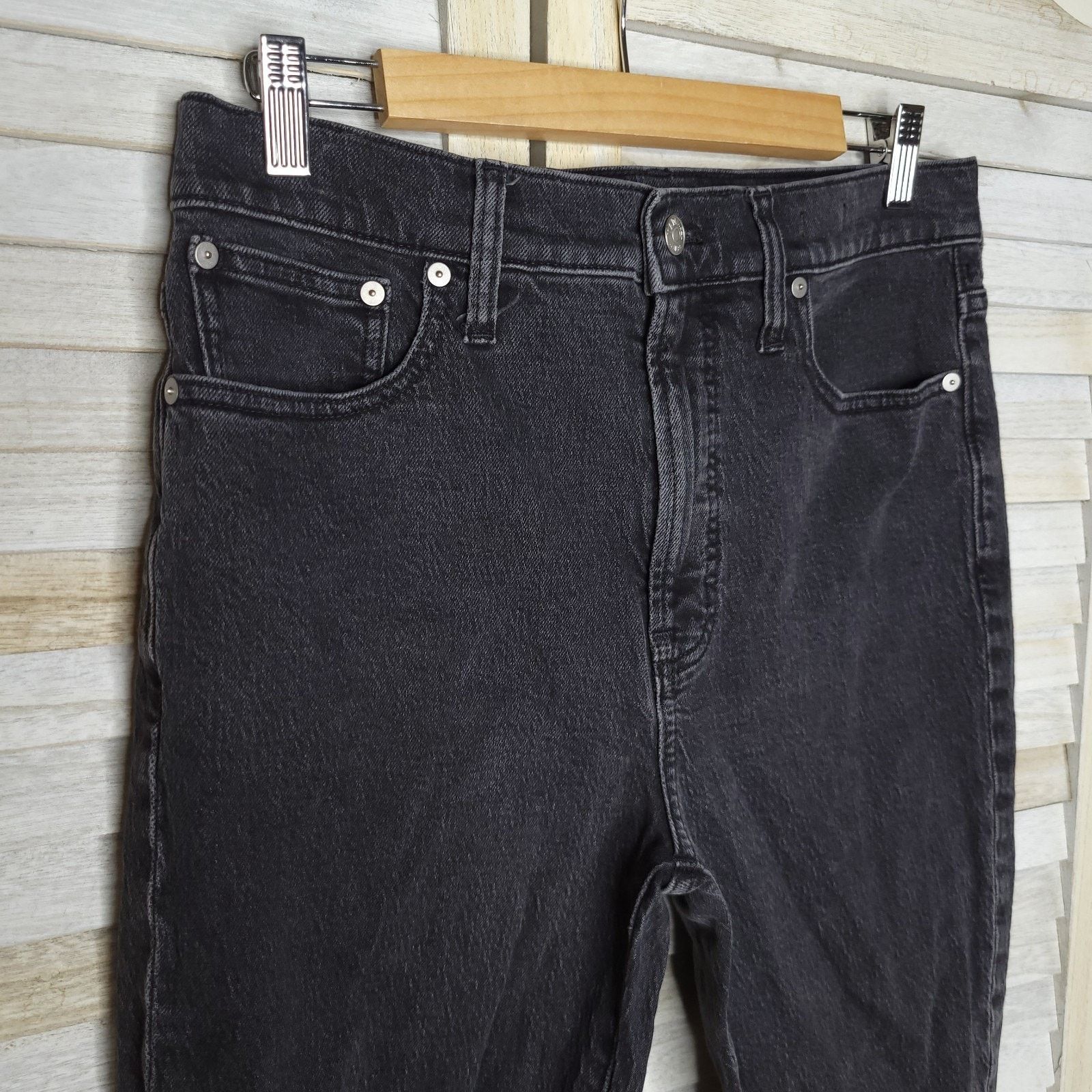 Madewell Madewell Jeans Womens 29 Black Stretch The Perfect Vintage Size 32" / US 10 / IT 46 - 7 Thumbnail