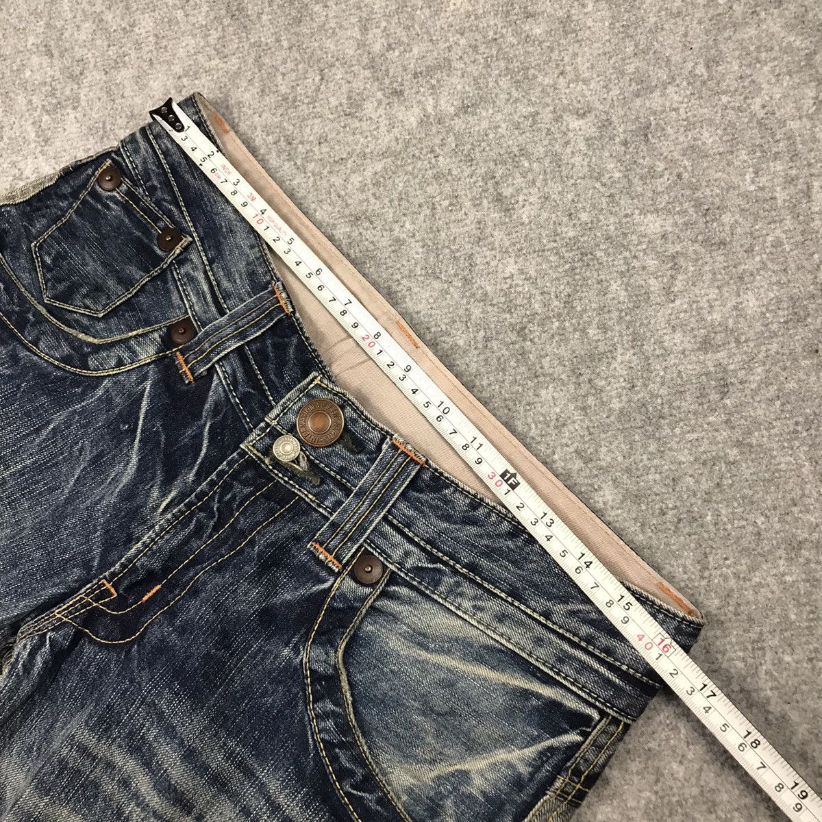 Japanese Brand FLARE DENIM BLUE WAY JAPANESE BOOTCUT DENIM PANTS 136 Size US 30 / EU 46 - 13 Thumbnail