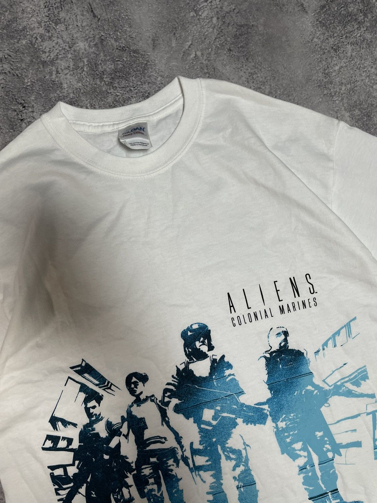 Vintage Archive Vtg Y2K Aliens Colonial Marines Game Tee Sci-Fi M Size US M / EU 48-50 / 2 - 4 Thumbnail