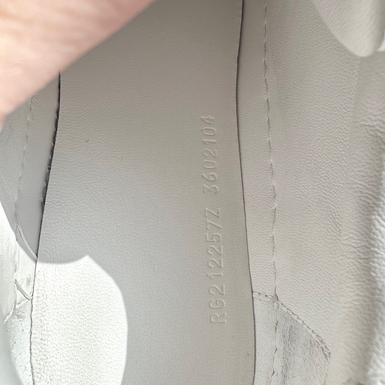 Hermes Hermès White Leather Femme Day Kelly Accent Sneakers Size US 6 / IT 36 - 15 Thumbnail
