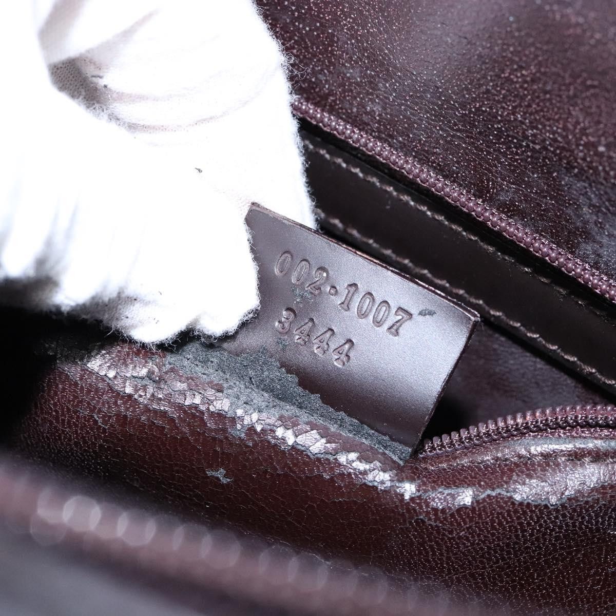 Gucci GUCCI Shoulder Bag Patent Leather Dark Brown 002 002 Size ONE SIZE - 21 Thumbnail