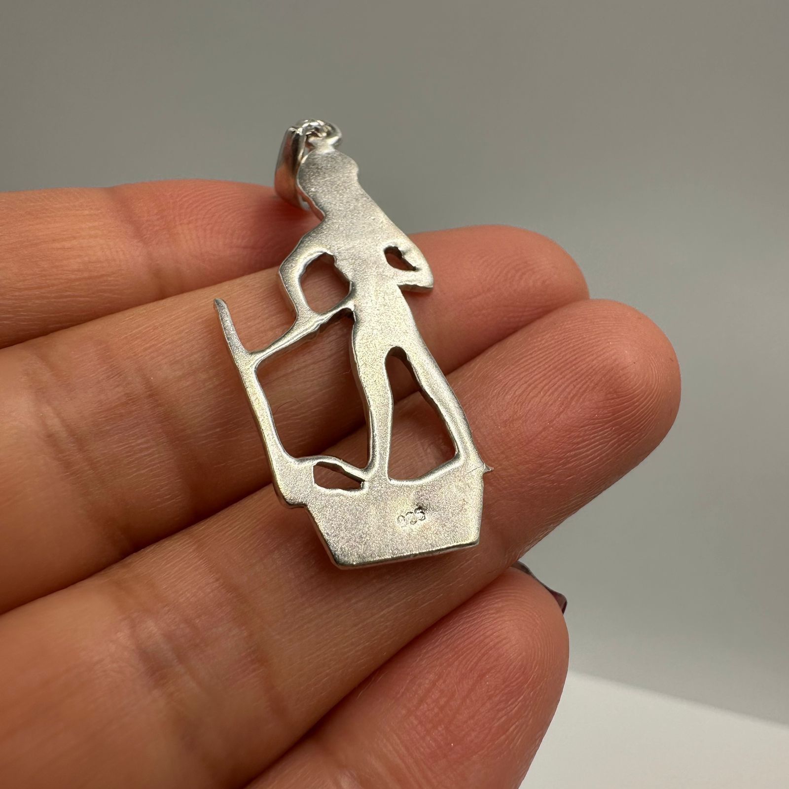 Sterling Silver Vintage 925 Sterling Silver Egyptian Hapi God Pendant Size ONE SIZE - 5 Thumbnail