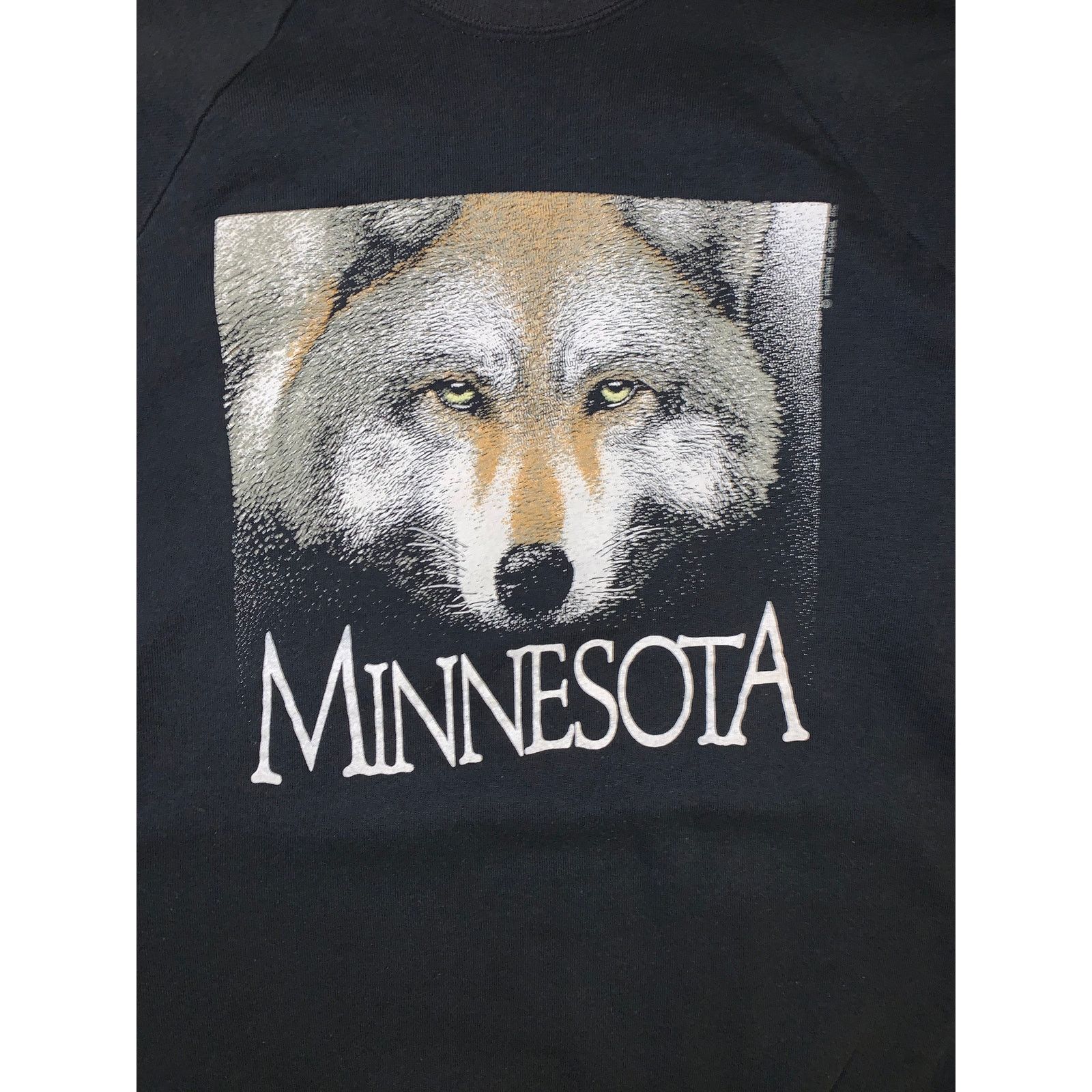 Fruit Of The Loom × Vintage Vtg Minnesota Wolf Sweatshirt XL USA Made Single Stitch 90s Size US XL / EU 56 / 4 - 2 Thumbnail
