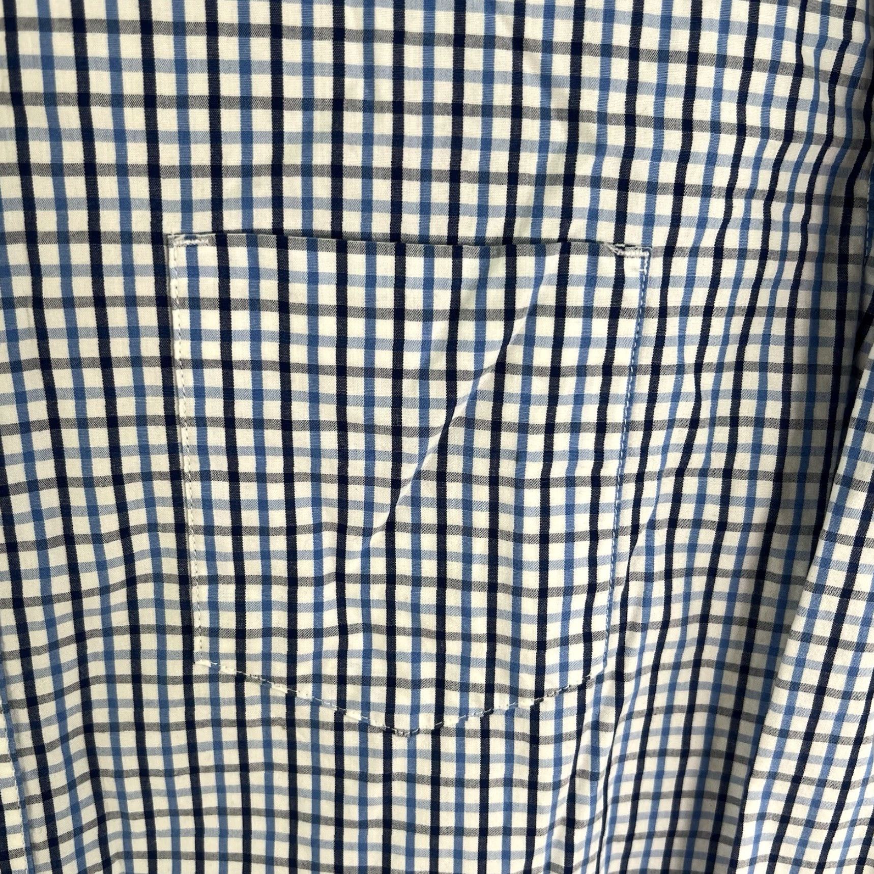 Calvin Klein Calvin Klein Button-Down Shirt Mens L Blue Check Long Sleeve Regular Fit Size US L / EU 52-54 / 3 - 4 Thumbnail