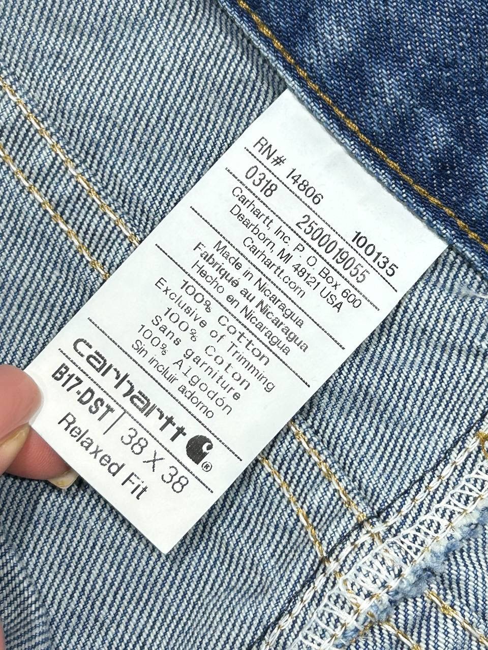Carhartt Vintage Carhartt Relaxed Fit Denim Jeans Size 38x38 Size US 38 / EU 54 - 7 Thumbnail