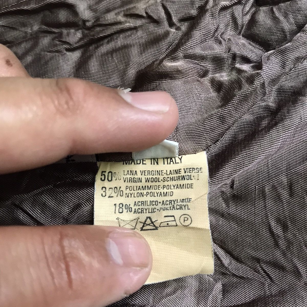 Emporio Armani Vintage Emporio Armani Wool Collarless Jacket Size S / US 4 / IT 40 - 10 Thumbnail