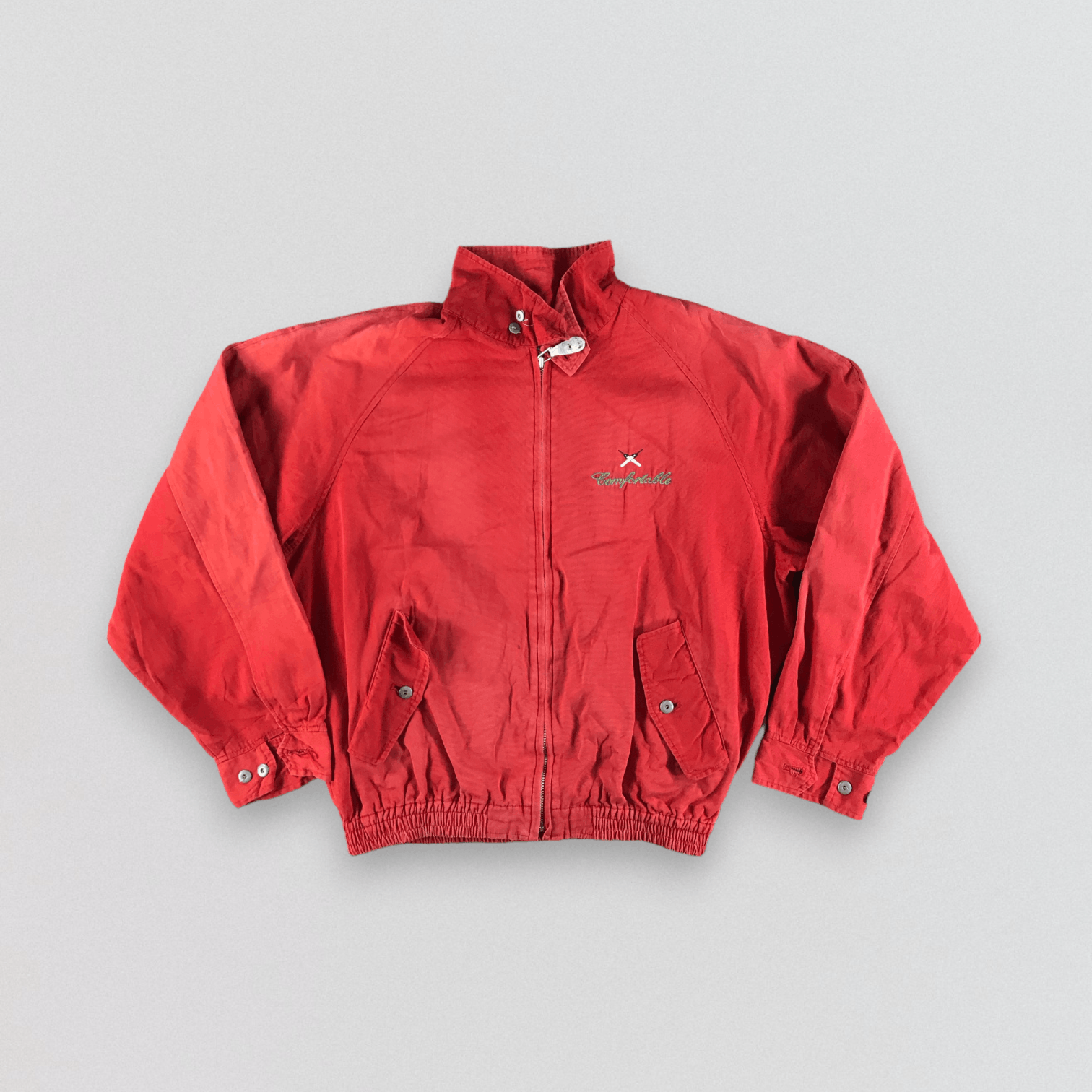 image of Bomber Jacket x Vintage Sun Faded Kearney House Work Wear Jacket, Men's (Size Medium)