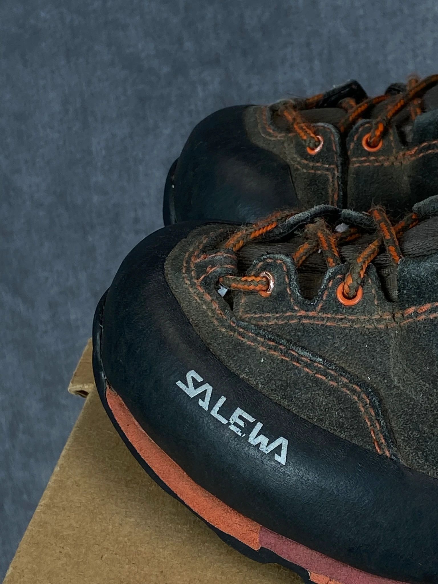 SALEWA Salewa Gore-Tex Khaki Trekking Shoes Size 41 Size US 8 / EU 41 - 4 Thumbnail