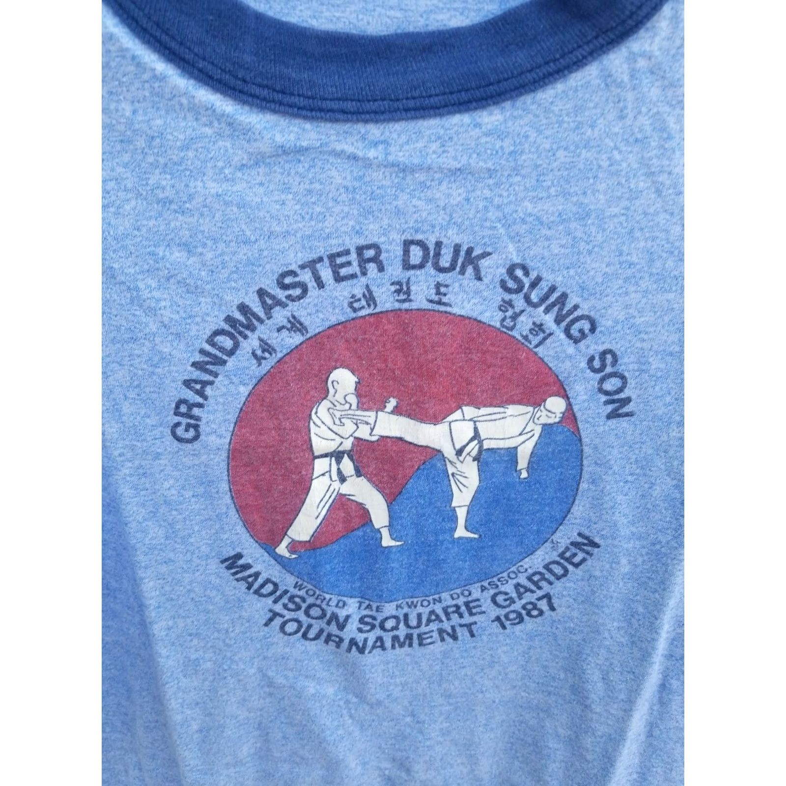 Vintage VINTAGE Screen Stars Madison Square New York City Shirt Ringer Graphic Tee Unisex S White 1980s Mens Womens Boys Girls Size US S / EU 44-46 / 1 - 2 Thumbnail