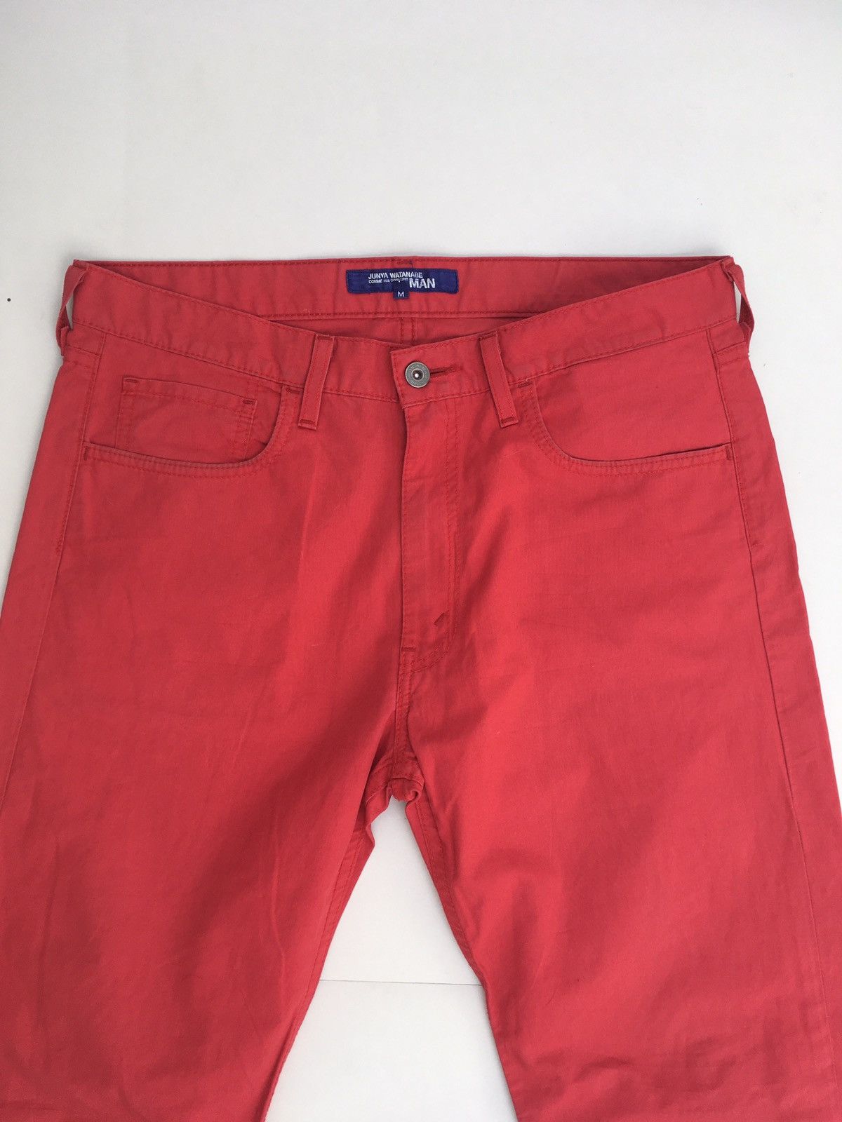 Junya Watanabe Junya Watanabe x COMME des GARÇONS MAN Red pants with print Size US 34 / EU 50 - 3 Thumbnail