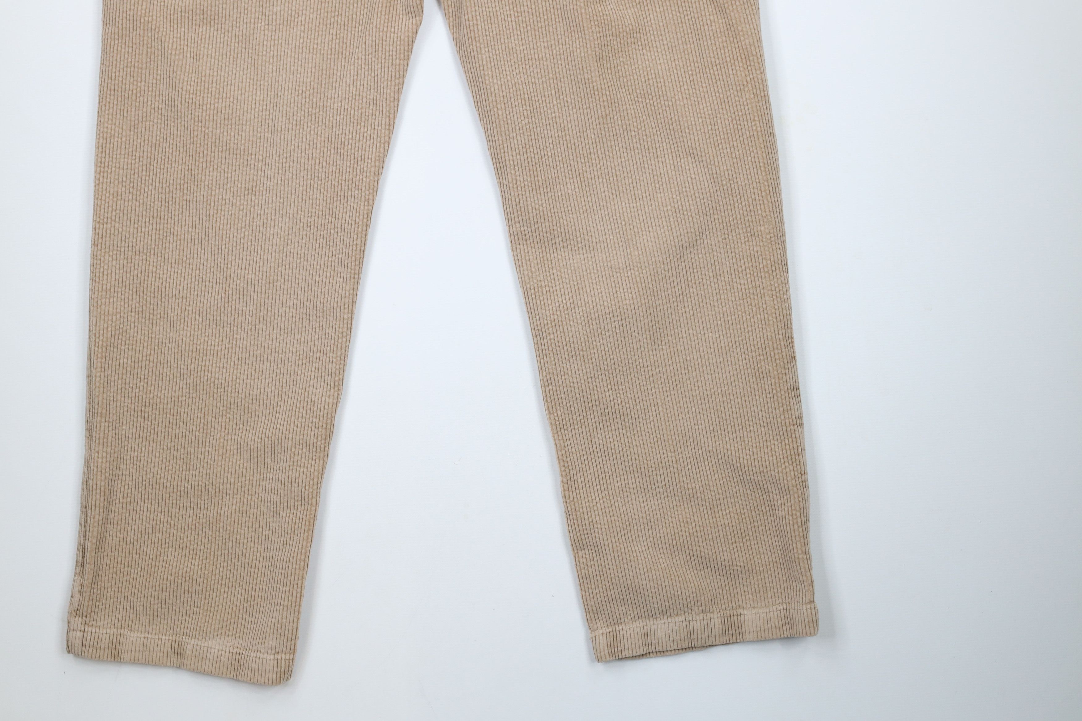Vintage Vintage 90s Streetwear Wide Leg Corduroy Chino Pants Beige Size US 38 / EU 54 - 11 Thumbnail