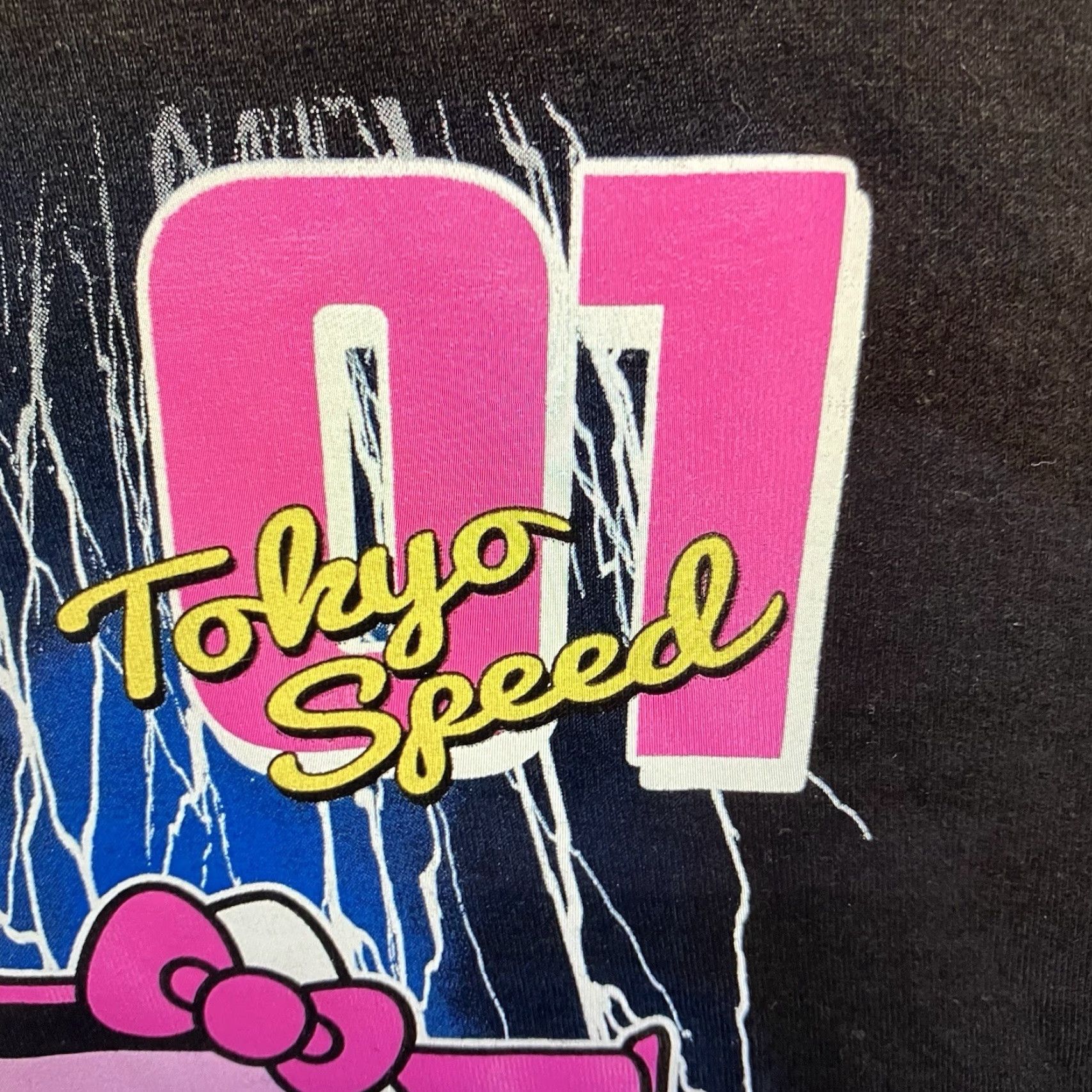 Vintage VINTAGE Sanrio Hello Kitty T-Shirt Unisex Adults 2XL Black Graphic Print Speed Racer 2020s Size US XXL / EU 58 / 5 - 7 Thumbnail