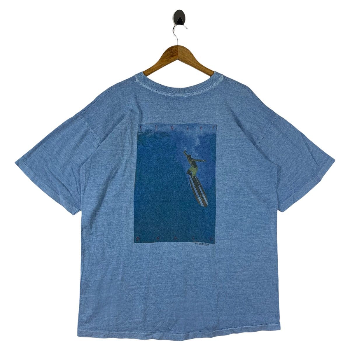 Other Vintage PURE BEACH CLASSIC surfing surf tee big logo tshirt Size US L / EU 52-54 / 3 - 1 Thumbnail