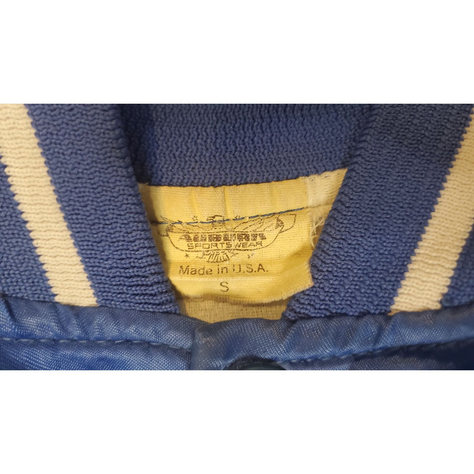 Auburn Sportswear Vintage Satin WTRI Tri County Flea Market Blue Jacket Size US S / EU 44-46 / 1 - 6 Thumbnail