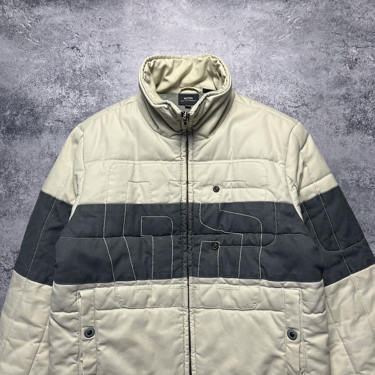 G-Star Vintage G-Star Big Central Logo Puffer Jacket Streetwear Y2K Size US L / EU 52-54 / 3 - 2 Thumbnail