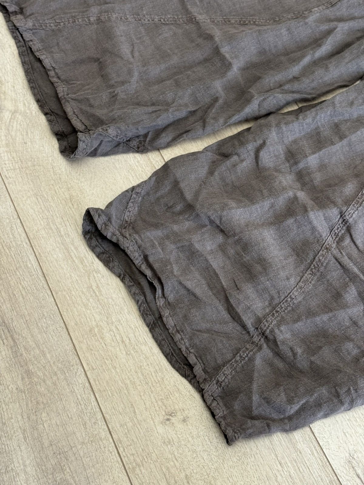 Other La Bottega Di Brunella Italy Beige Linen Cropped Pants With Size 32" / US 10 / IT 46 - 13 Thumbnail