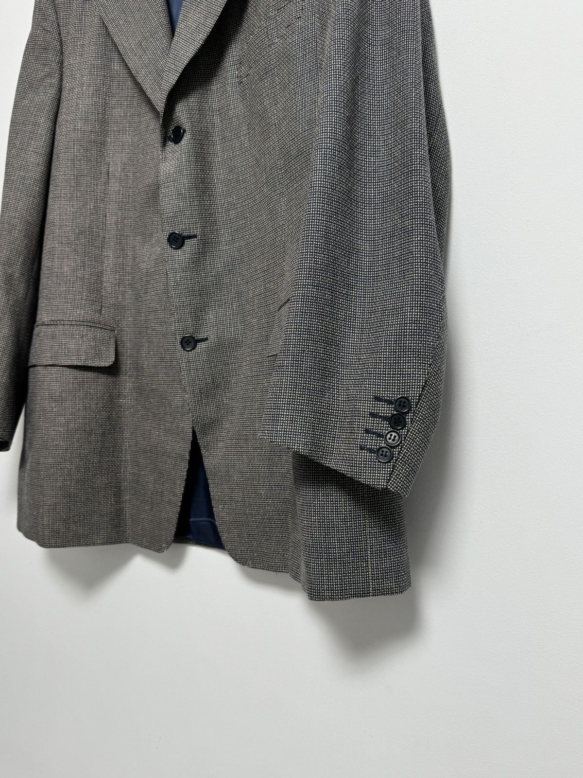 Canali Canali Blazer Men’s Blue Luxury Wool Silk 60-R Size Size 54L - 7 Thumbnail