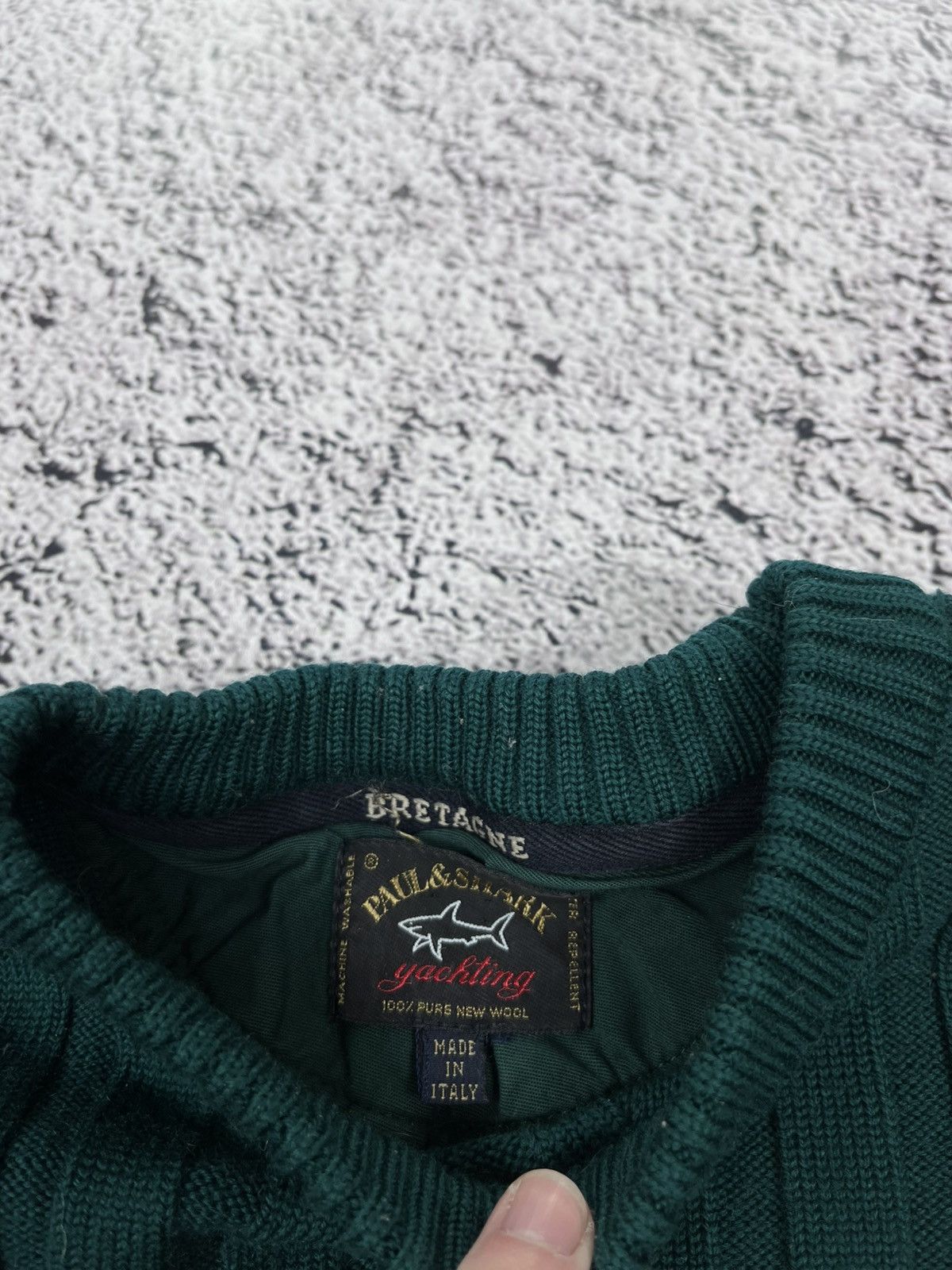 Paul & Shark Paul & Shark Yachting Long Sleeve 100% Wool Ribbed Sweater Size US M / EU 48-50 / 2 - 3 Thumbnail