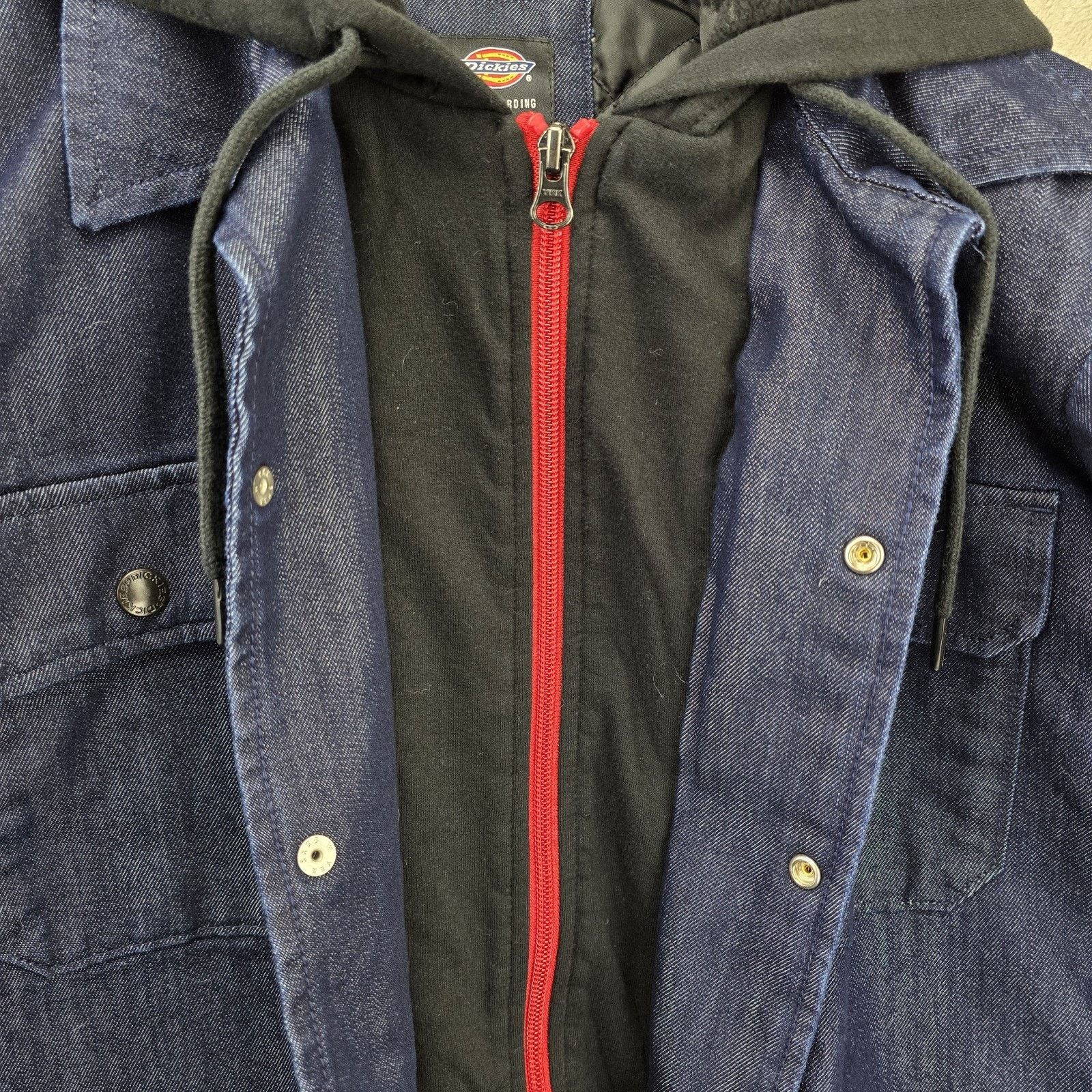 Dickies Dickies Skateboarding Denim Jacket Medium Hooded Y2K Size US M / EU 48-50 / 2 - 5 Thumbnail
