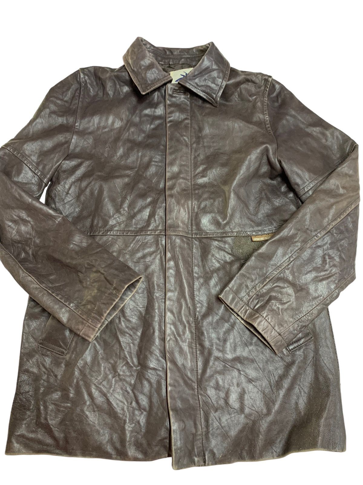 Hai Sporting Gear Vintage 80s brown real leather jacket Size S / US 4 / IT 40 - 5 Thumbnail