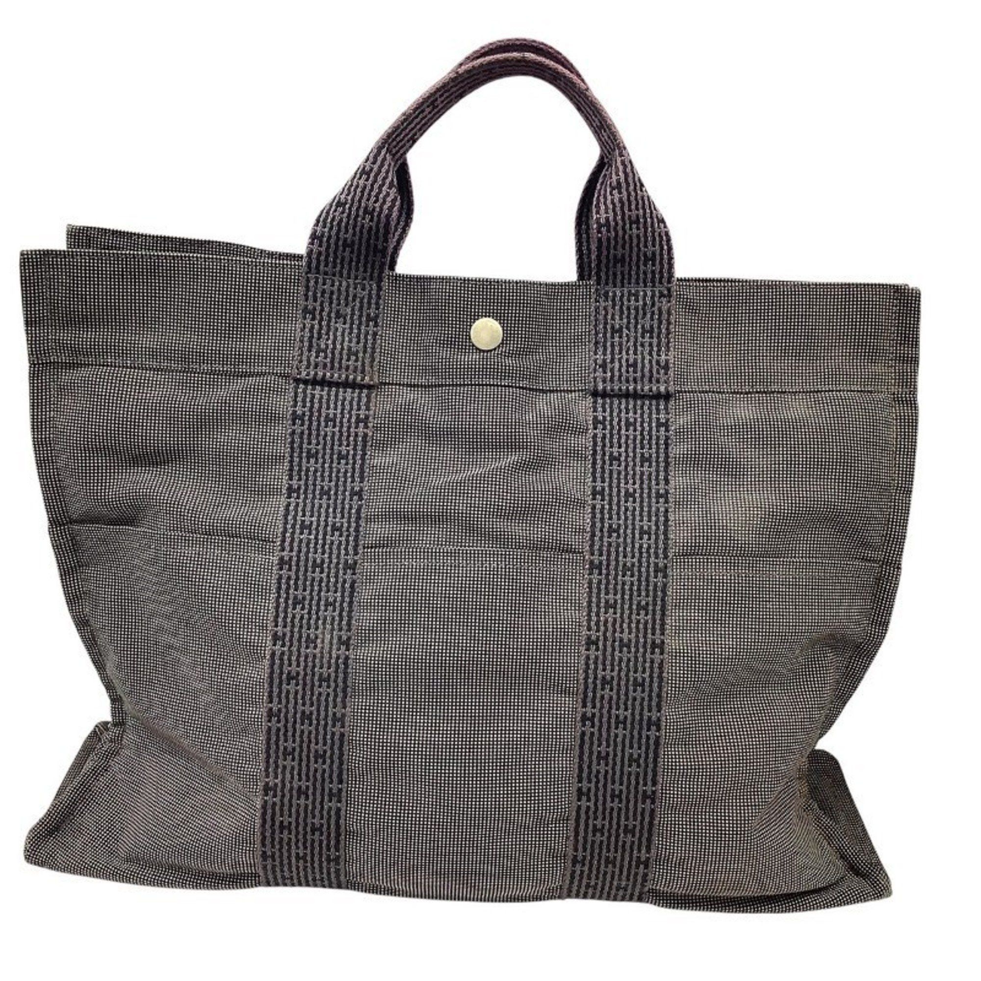 Hermes Air Line Mm Tote Bag Grey Handbag Mk-1943, Women's