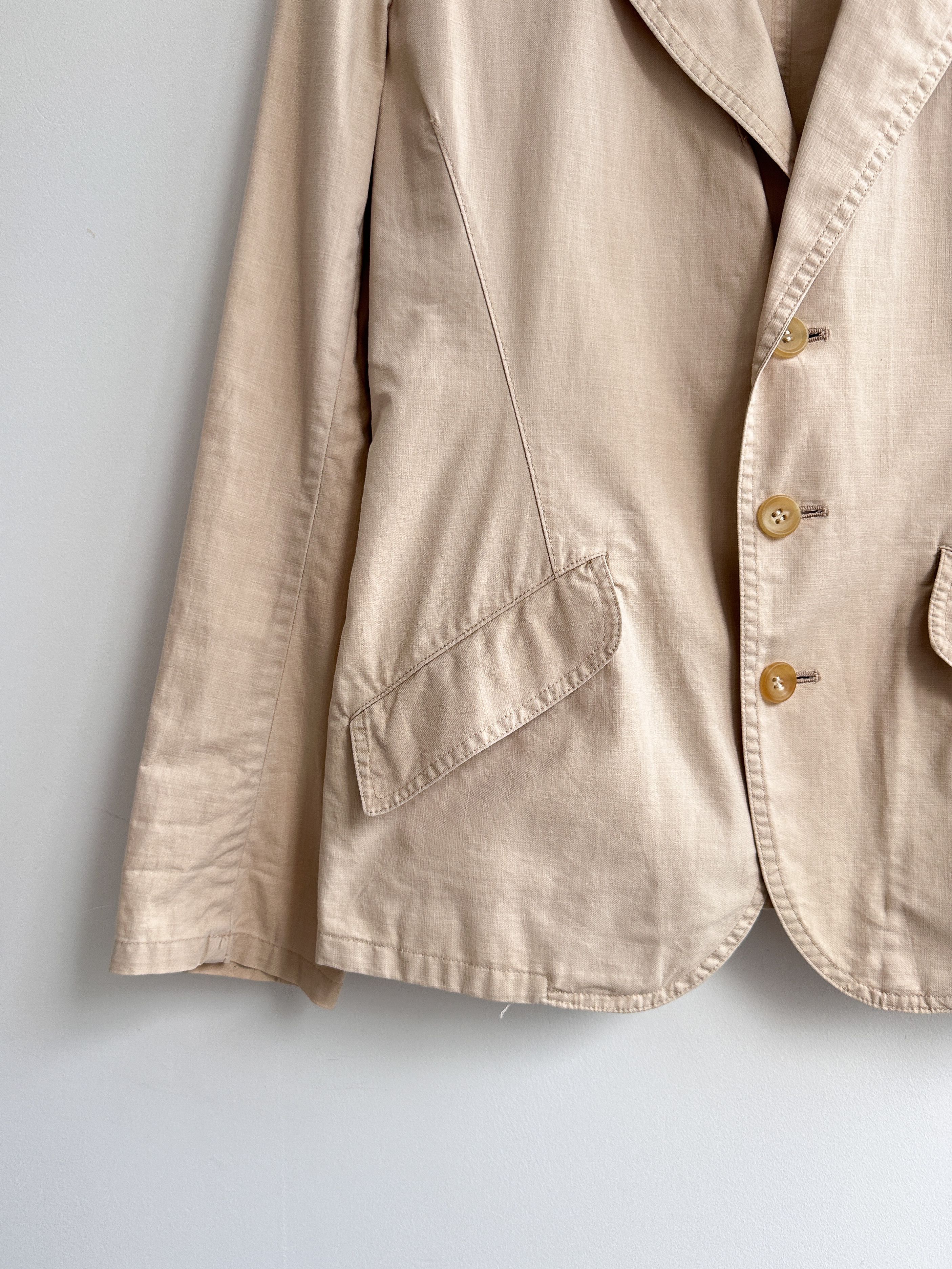 Yohji Yamamoto Y\'s Beige Blazer Jacket main image 7