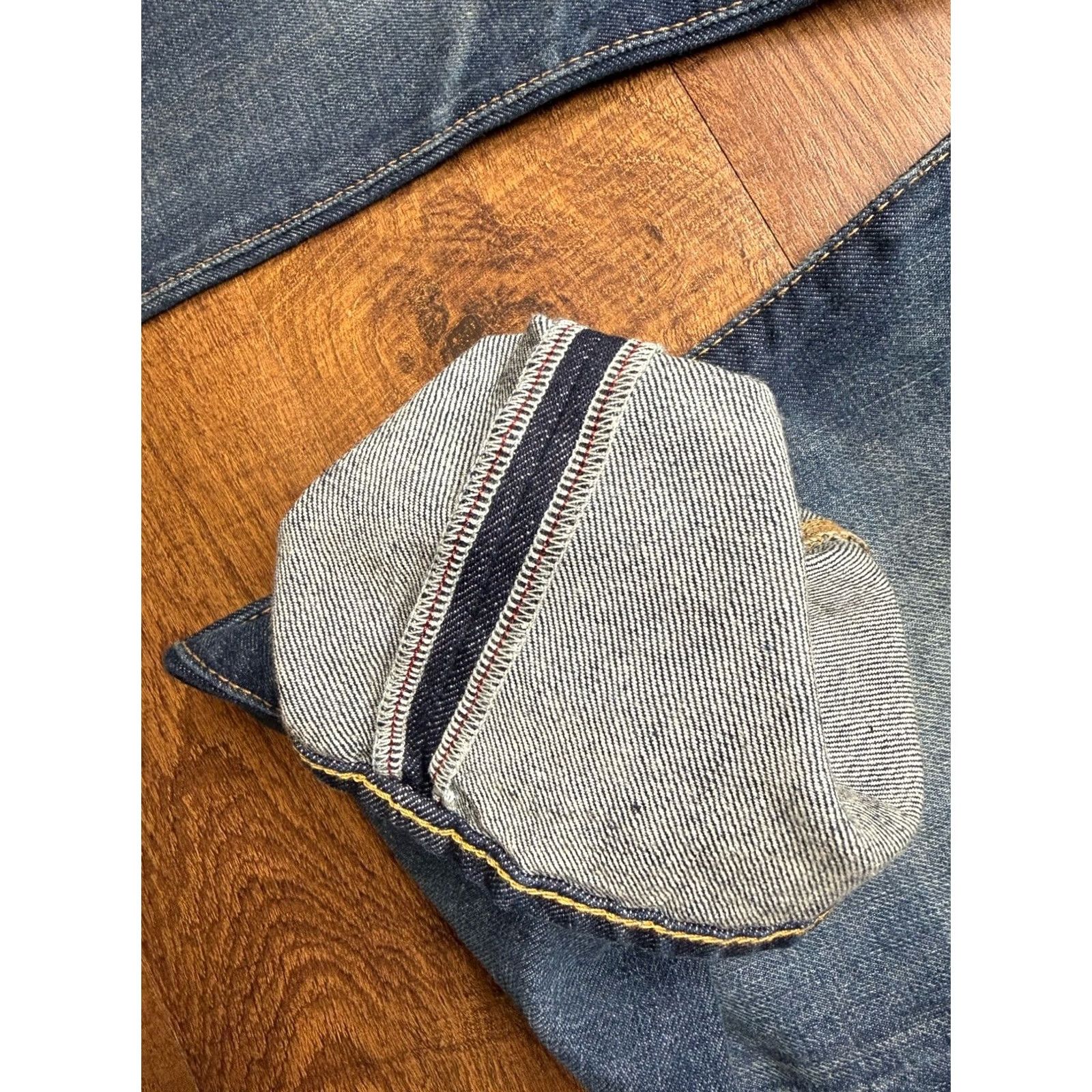 Polo Ralph Lauren Polo Ralph Lauren Jeans Mens Blue Varick Slim Straight Selvedge Denim 32X32 Jeans Slim Mens Blue Dark Wash 32 Inseam 5-Pocket Style Vintage: No Size US XS / EU 42 / 0 - 5 Thumbnail