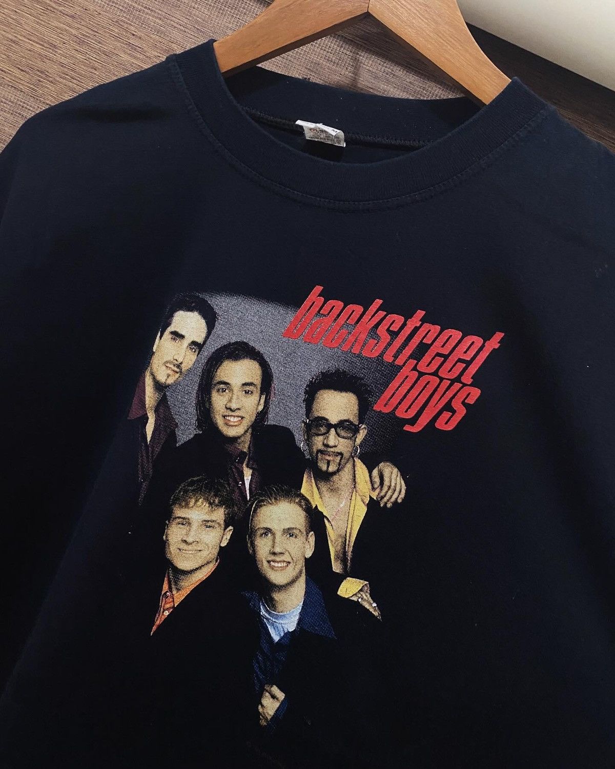 Band Tees × Vintage Vintage 1998 BackStreet Boys Full Band Tee Size US L / EU 52-54 / 3 - 3 Thumbnail