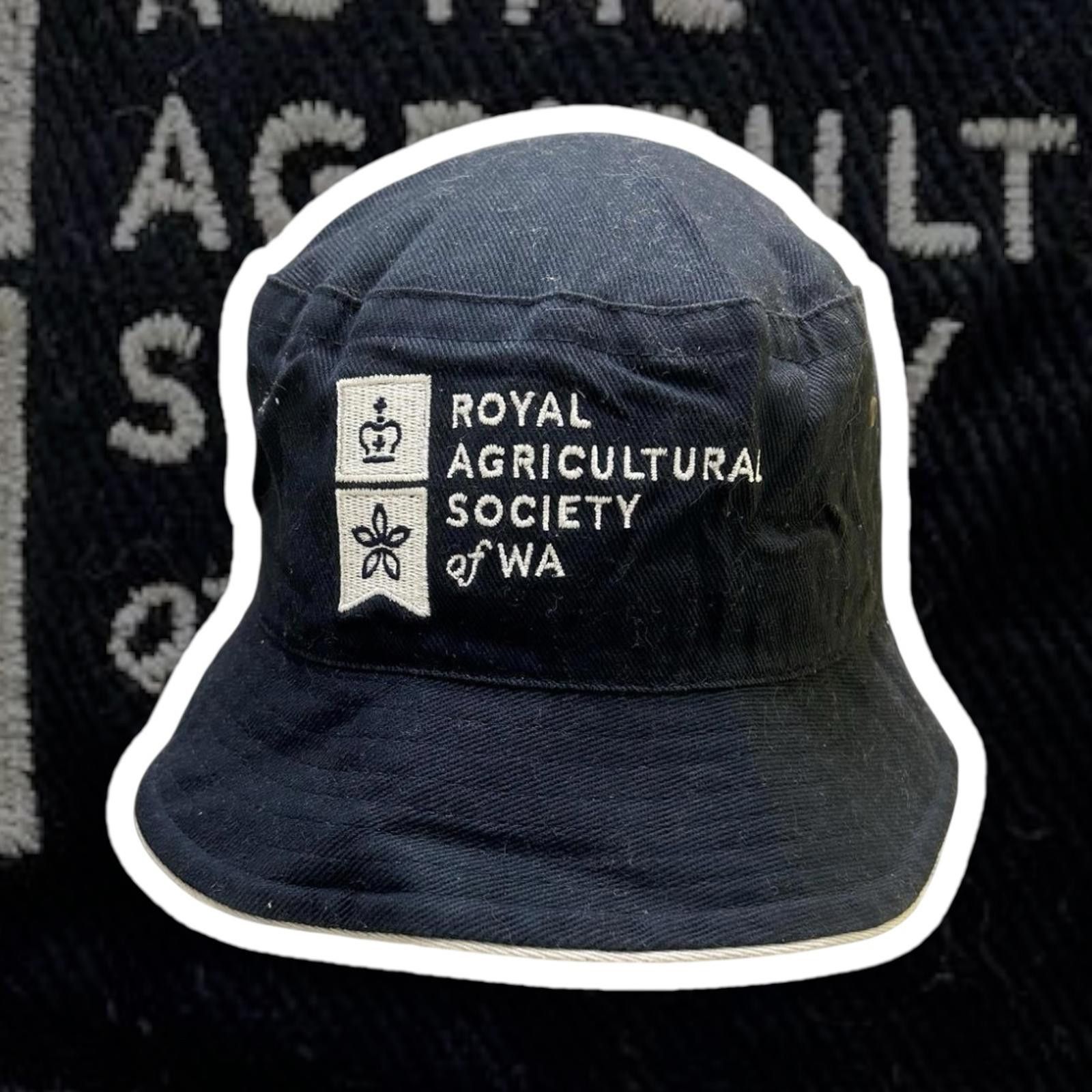 Designer Royal Agricultural Society of WA Bucket Hat - Navy Blue Size ONE SIZE - 1 Thumbnail